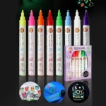 Aiye Glow In the Dark Markers 8pcs