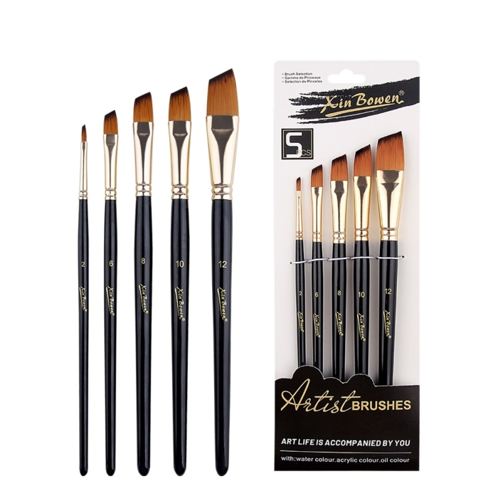 Artist Brush set 5pcs HB -3353 - Image 1