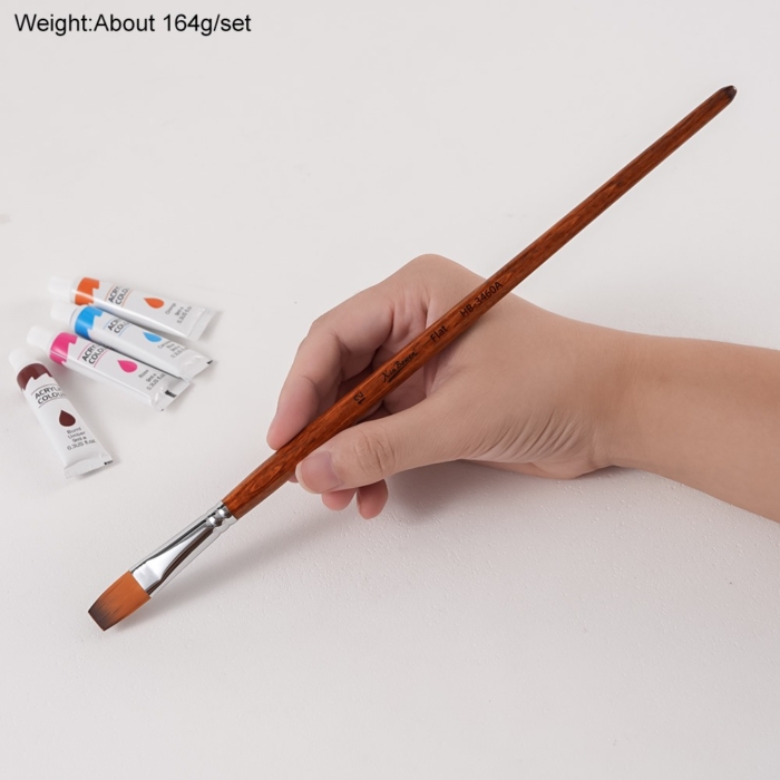 Single Flat Paint Brush HB-3430A -20 - Image 1