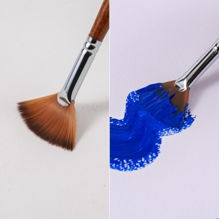 Single fan brush size 6