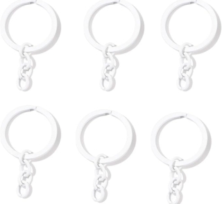 Keychain Ring Cream 20pcs