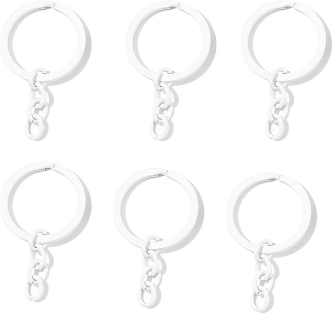 Keychain Ring Cream 20pcs