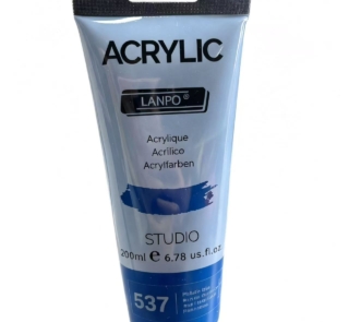 Lanpo Acrylic Paint 200mls Pthalo Blue