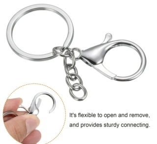 Lobster keyrings Silver 10pcs.jpg 2