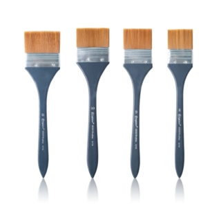 Long Handle black gesso brush 1