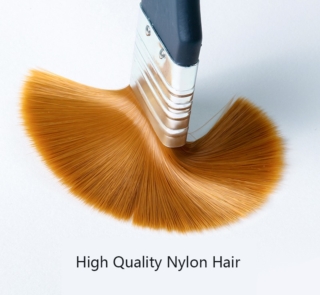 Long Handle black gesso brush 3