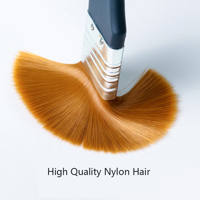 Long Handle black gesso brush 3