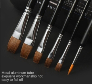 MX 003 Premium Tin Paint Brush Set 8pcs 1