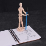 Mannequin 8 inch (20cm) size – Standing Man Sculpture - Image 2