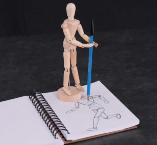 Mannequin 8 inch Standing Man Sculpture 1