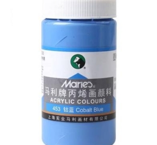 Maries Acrylic paint 300ml cobalt blue 2