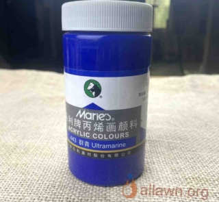 Maries Acrylic paint 300ml ultramarine blue 2