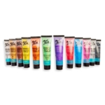 Metallic Acrylic Colour Paint Set Signature 12pc x 36ml - Image 2