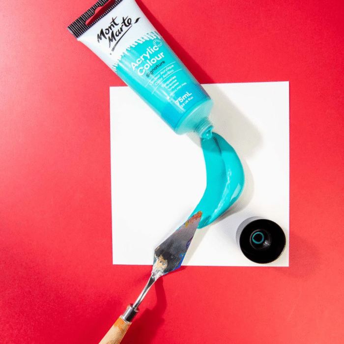 Acrylic Colour Paint Signature 75ml Tube – Turquoise - Image 2
