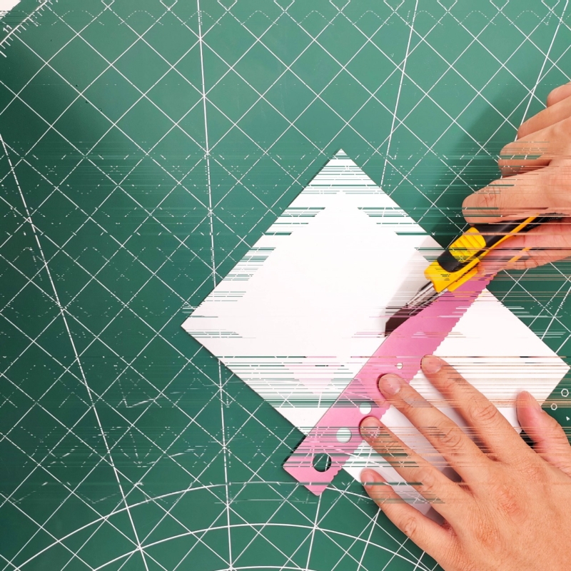 Numbered cutting mat 2