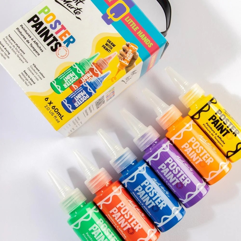 Poster Paints 6pc x 60ml 2