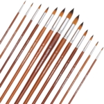 ROUND Paint Brush Set 12pcs - W13