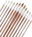 ROUND Paint Brush Set 12pcs W13 1