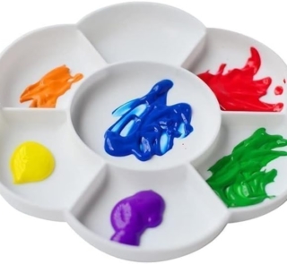 Round Flower Palette Tray 1