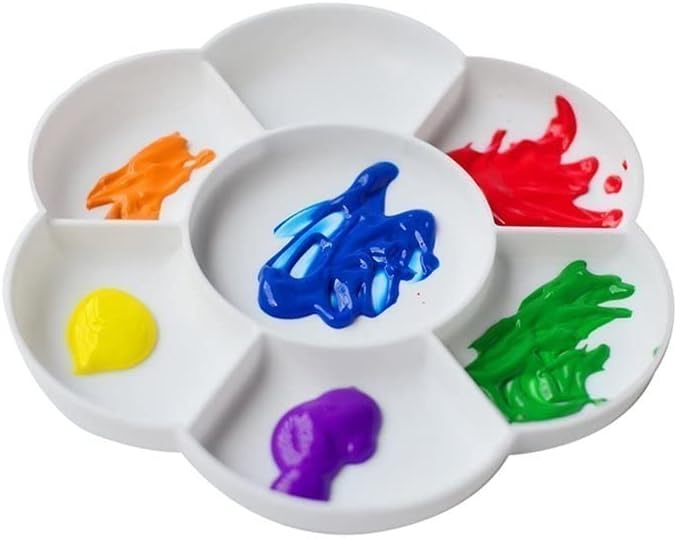 Round Flower Palette Tray 1