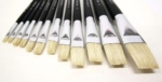 Studio Artist Hog Brushes 12pcs Flat 1-12 - Image 2