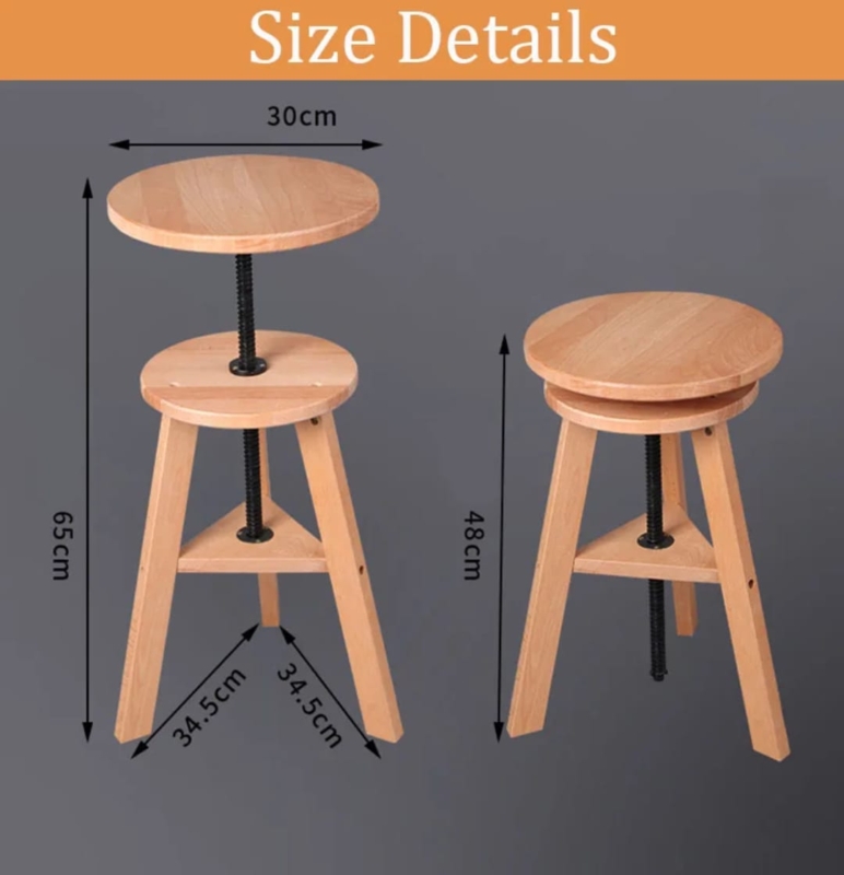 Wooden Artist Stool 2