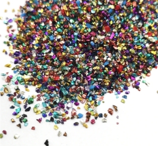 XC202209 139 multi coloured crushed stones 100g