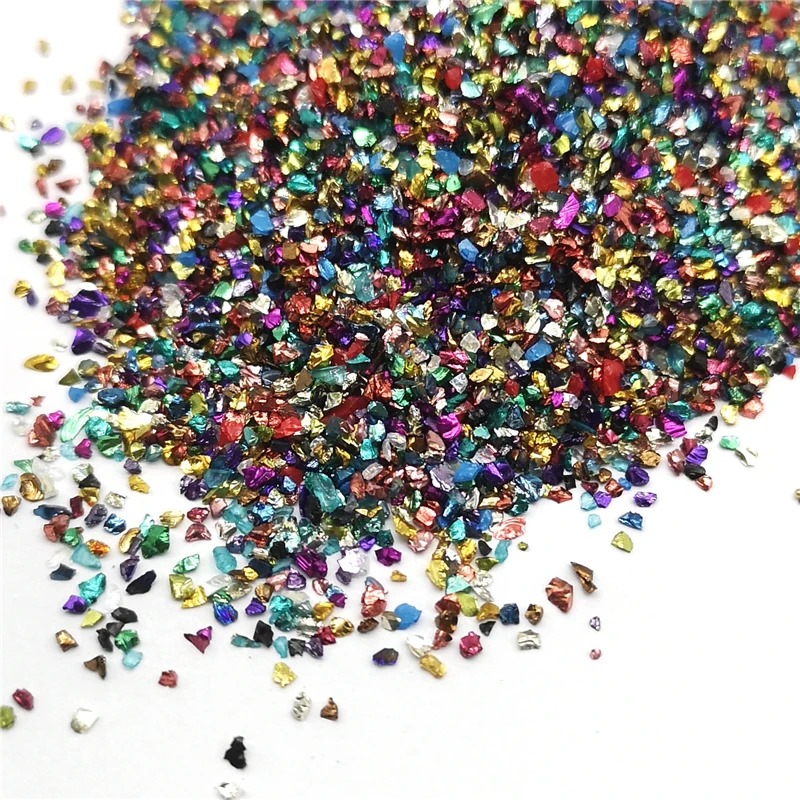 XC202209 139 multi coloured crushed stones 100g