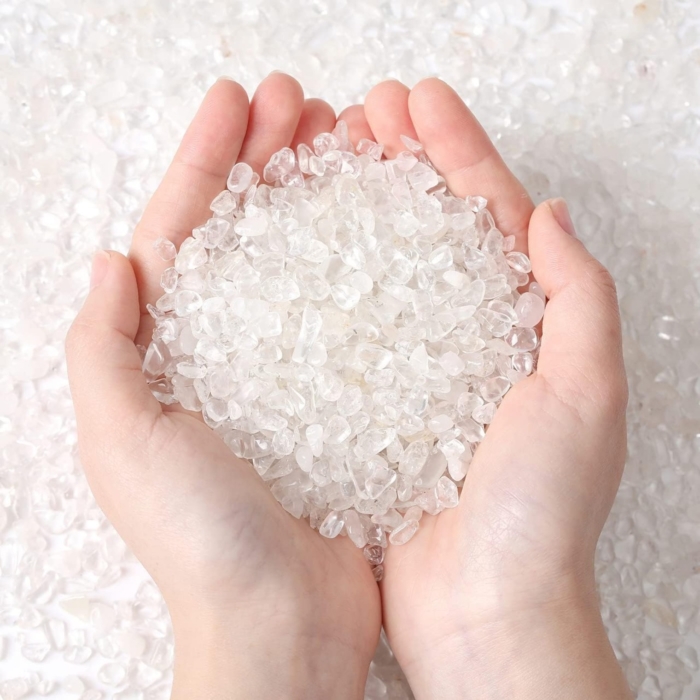 Crystal White Crushed Stones 100g-XC202209-158 - Image 1