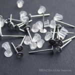 Earring Studs - Silver - Image 2
