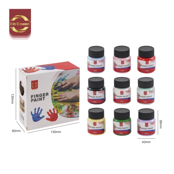Xinbowen Finger Paint Set - 9pcs - Image 1