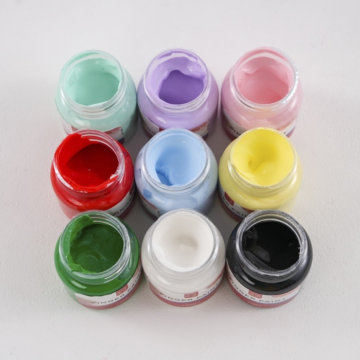 Xinbowen Finger Paint Set - 9pcs - Image 2