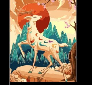 paint by number antelope