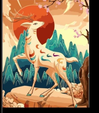 paint by number antelope
