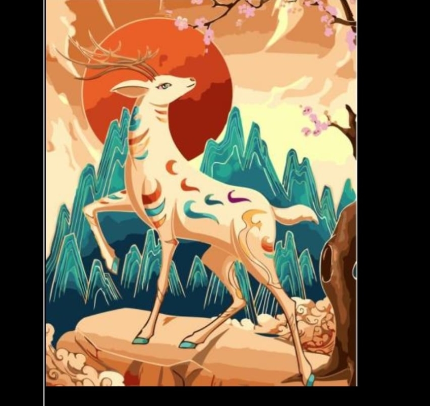 paint by number antelope