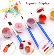 paint by number colours and brushes 1