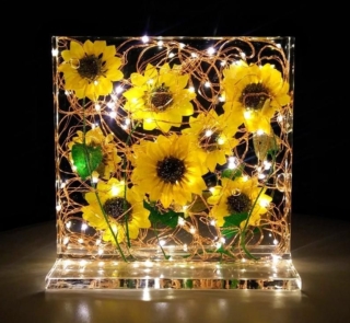 Resin art with LED lights in kenya