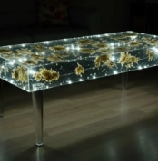 resin art with LED lights 3