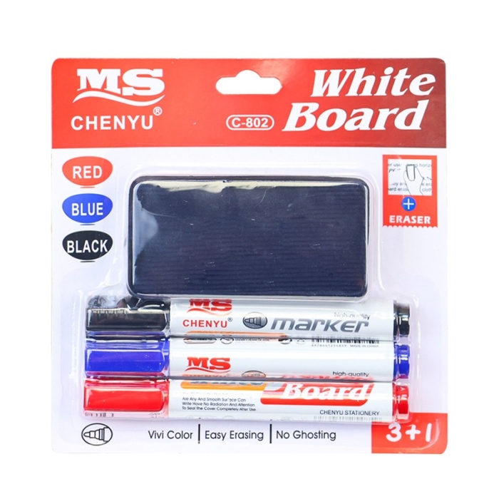White Board Markers With Eraser - Image 2