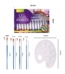 xbw Oil Paint Set 12pcs X12ml With Paintbrush And Palette 2