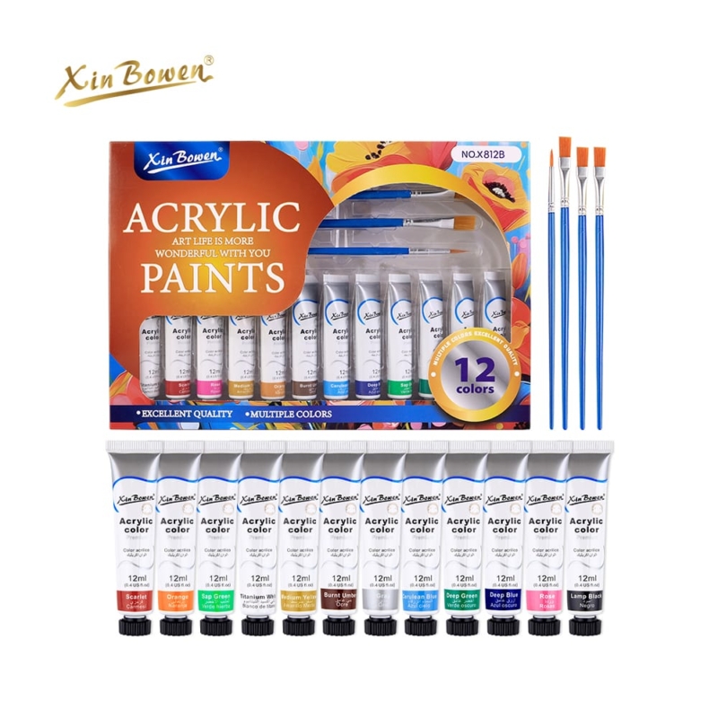 xbw acrylic paints 12pcs 3