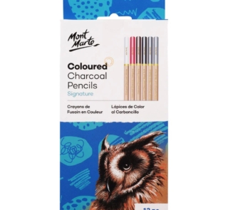 Coloured Charcoal Pencils Signature 12pc 1