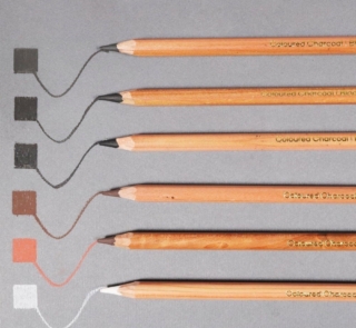 Coloured Charcoal Pencils Signature 12pc 2