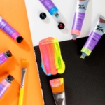 Fluoro Acrylic Paint Intro Set Premium 8pc x 18ml - Image 3