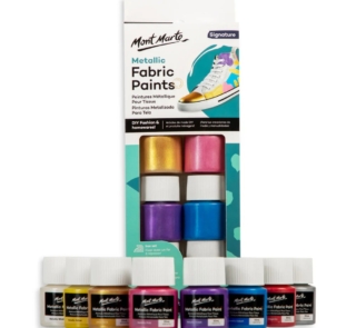 Metallic Fabric Paints Signature 8pc x 20ml 2
