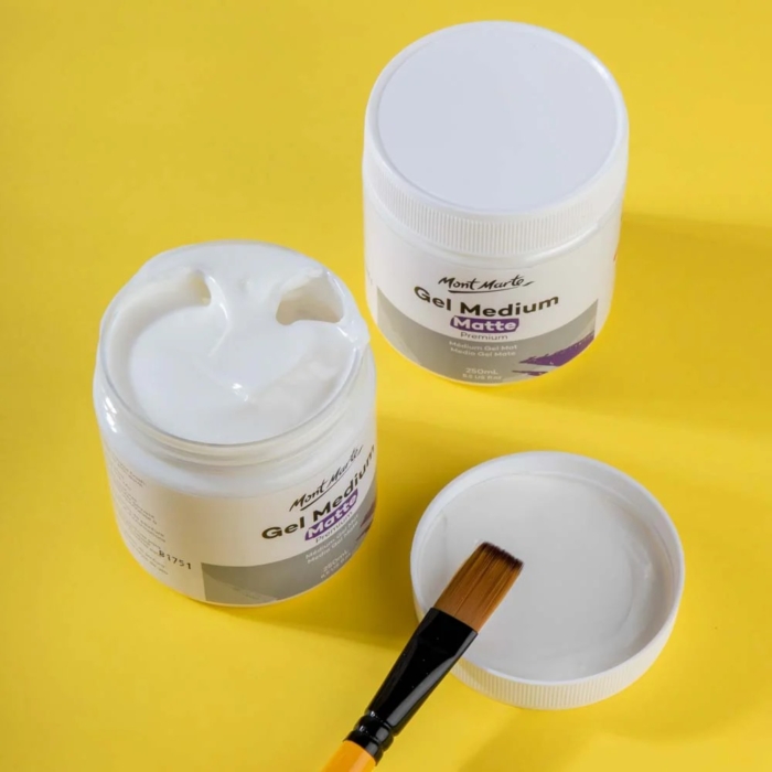 Mont Marte Gel Medium Matte 250ml - Image 2