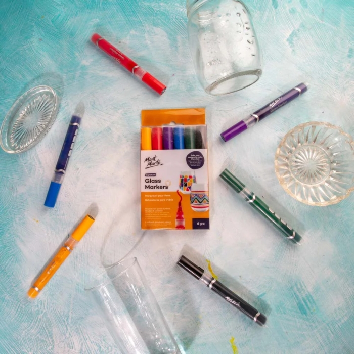Mont Marte Glass Markers 6pcs - Image 4