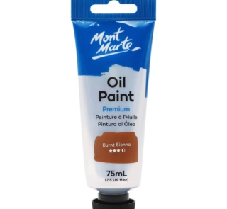 Mont marte Oil Paint 75mls Premium Burnt Sienna 1 1