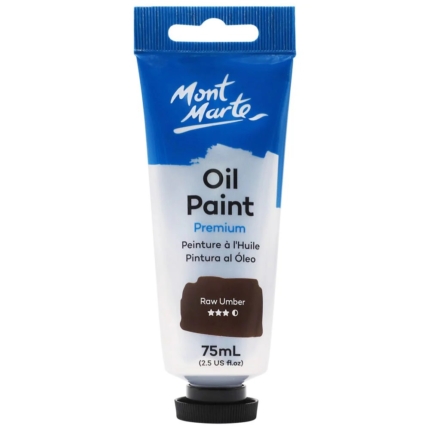 Mont Marte Oil Paints 75mls Tube - Raw Umber