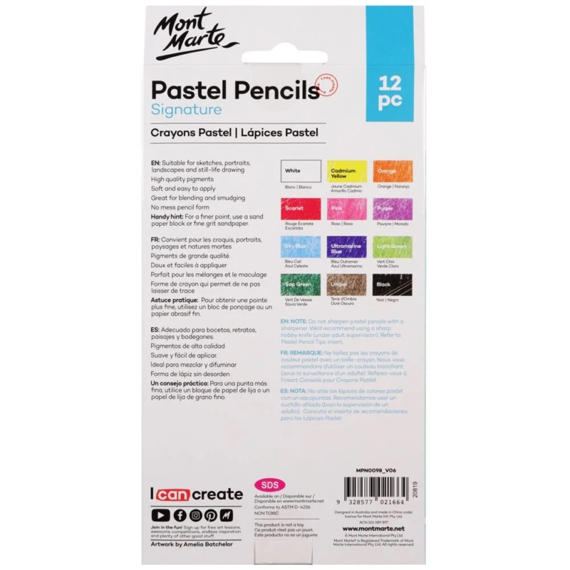 Pastel Pencils Signature 12pc 2